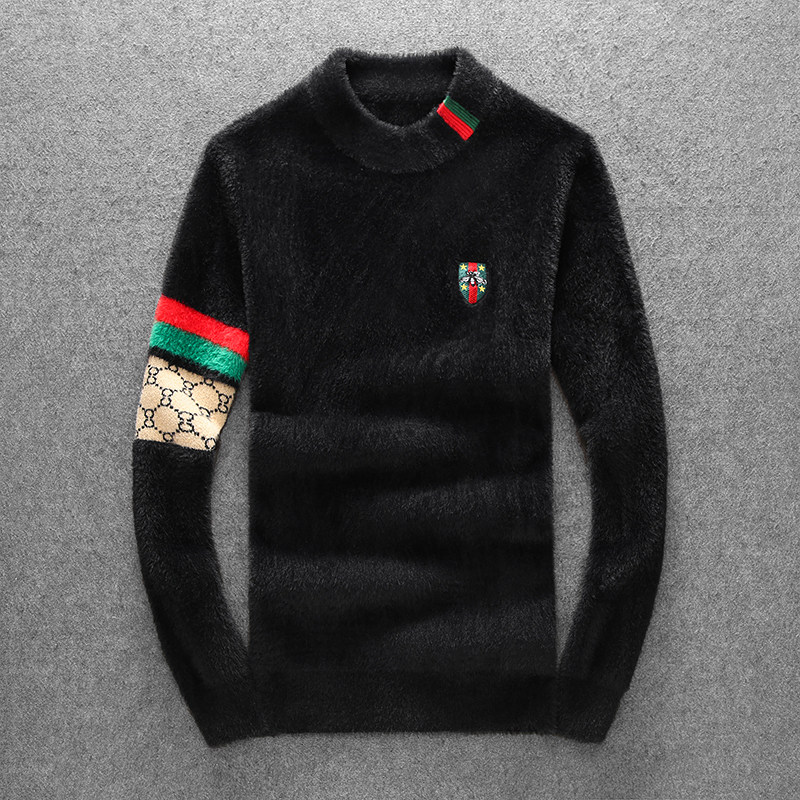 21817 莉莉家主推大货水貂绒衫毛衣 P135 控188 有4XL 可穿210斤图片