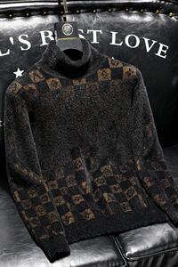 21802 莉莉家不断货主推貂绒衫毛衣 P135 控188 有4XL 可穿210斤图片