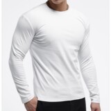 cleanfit内搭德绒打底衫男装早秋穿搭高级感长袖T恤美式加绒卫衣，男装T恤，电商D207