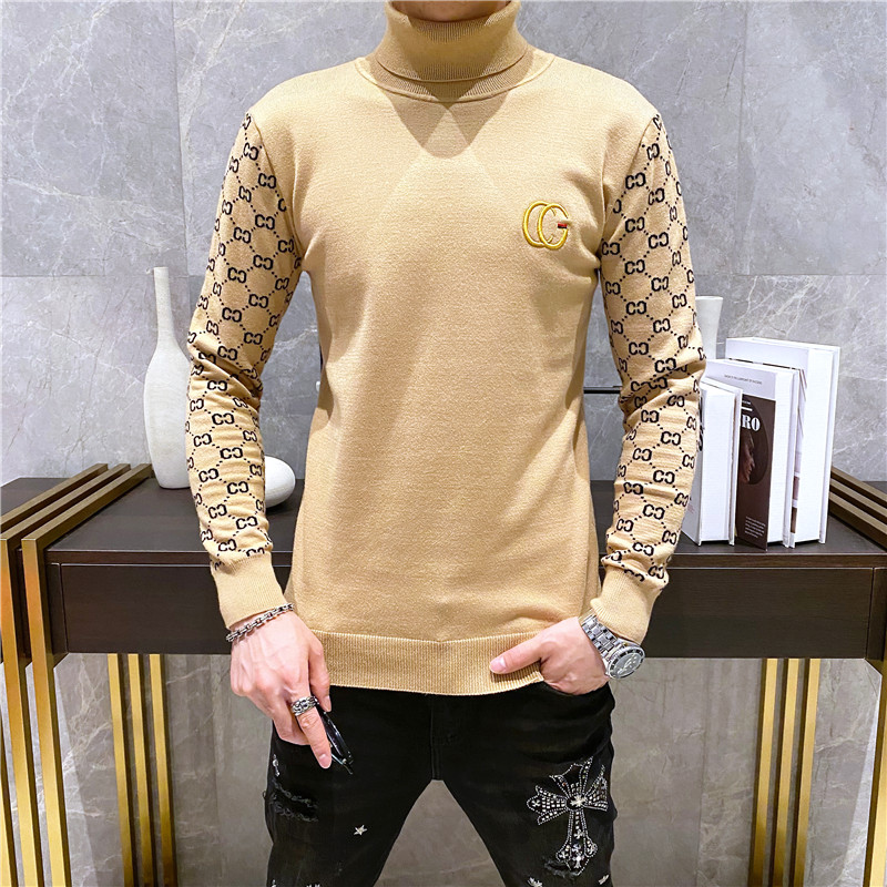 21032P135长期款秋冬长袖羊毛衫毛衣针织衫套头打底衫,男装针织衫/毛衣,电商D207