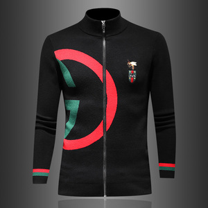2083 莉莉家主推备大货拉链羊毛衫 P155 控208 有4XL可穿210斤图片