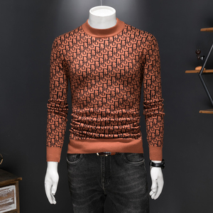 L24118 P135 长期款秋冬长袖羊毛衫毛衣针织衫套头打底衫图片
