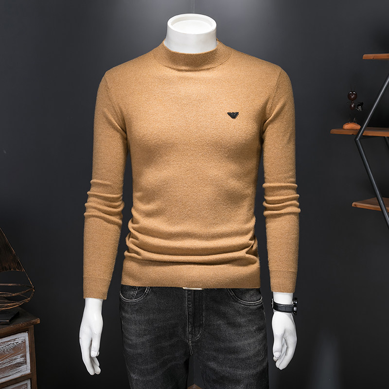 6620莉莉家纯羊毛全羊毛衫保暖毛衣P165有4XL可穿210斤，男装针织衫/毛衣，电商D207