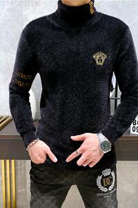 21809 莉莉家主推大货水貂绒衫毛衣 P135 控188 有4XL 可穿210斤图片