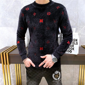 21810 莉莉家主推大货水貂绒衫毛衣 P135 控188 有4XL 可穿210斤图片