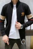 21008莉莉家备有大货拉链针织外套P155控208有4XL可穿210斤，男装针织衫/毛衣，电商D207