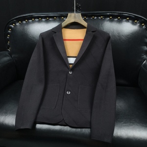 3622 P135 翻领刺绣针织开衫西服式外套秋冬针织毛衣图片