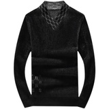 21830莉莉家主推大货水貂绒衫毛衣P135控188有4XL可穿210斤，男装针织衫/毛衣，电商D207