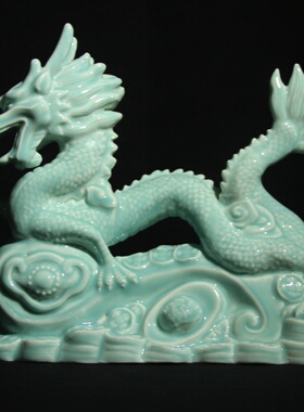 青龙吉祥物十二生肖龙招财摆件