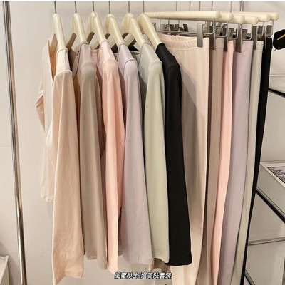 闺蜜哒长袖女百搭磨毛棉保暖套装