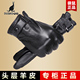袋鼠头层羊皮触屏真皮手套男士 秋冬季 开车骑行户外摩托车加绒保暖