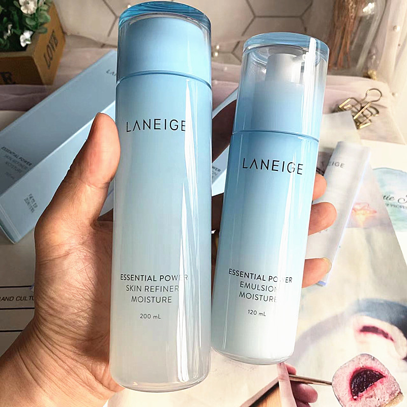 专柜正装兰芝水衡透润细肤露200ml+润肤乳120ml滋润爽肤水保湿乳