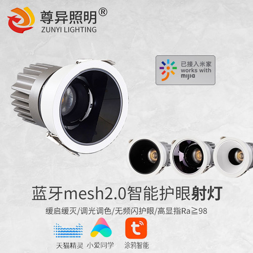 蓝牙mesh2.0智能调光调色射灯