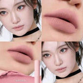 hyntoor黑兔唇泥打底裸色哑光唇釉咖尼尼 挖到了 宁宁同款 灰粉色