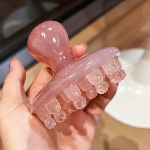 巨好用经络刷！圆盘经络梳头部大齿按摩梳子头皮头疗刮痧疏通神器