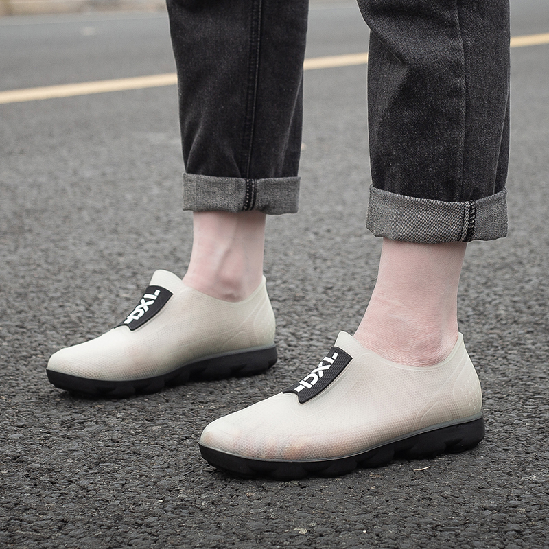 软底春秋工作防水鞋男雨鞋