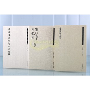 褚遂良雁塔圣教序集联+怀仁集王圣教序集字+董其昌行书集字(全套3册)荣宝斋书法集字系列书法字帖法帖中国古代汉代经典碑帖集临摹