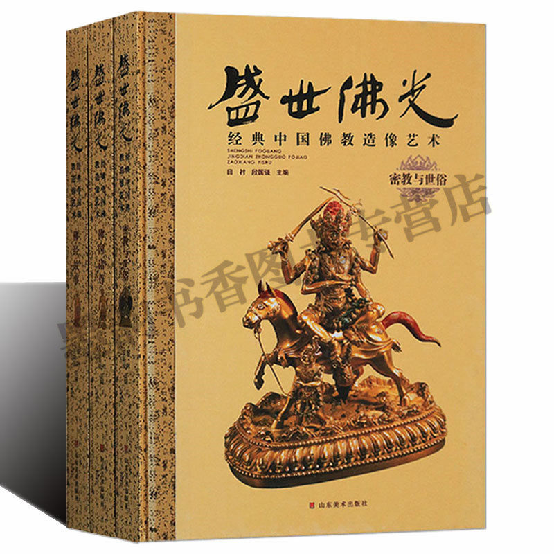 盛世佛光经典中国佛教造像艺术佛国诸尊密教与世俗中国艺术佛像雕塑造像壁画图集 山东美术出版社的正版书籍