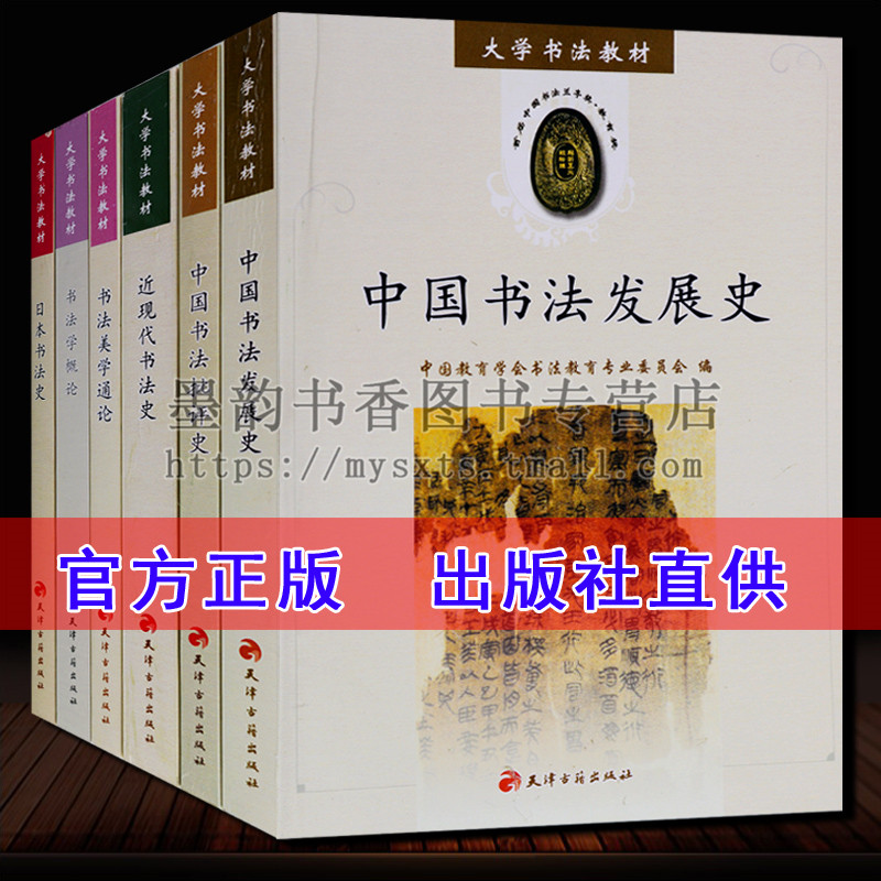 大学书法教材教程系列全套6册中国书法发展史书法批评史近现代书法史书法美学通论书法学概论日本书法史书法篆刻入门的正版书籍-封面