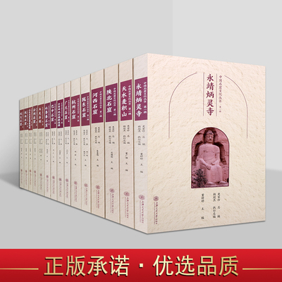 中国石窟文化丛书全集15册佛教古迹云冈石窟大足石刻麦积山炳灵寺吐鲁番石窟青州山东摩崖造像艺术历史文化知识研究旅游手册书籍套