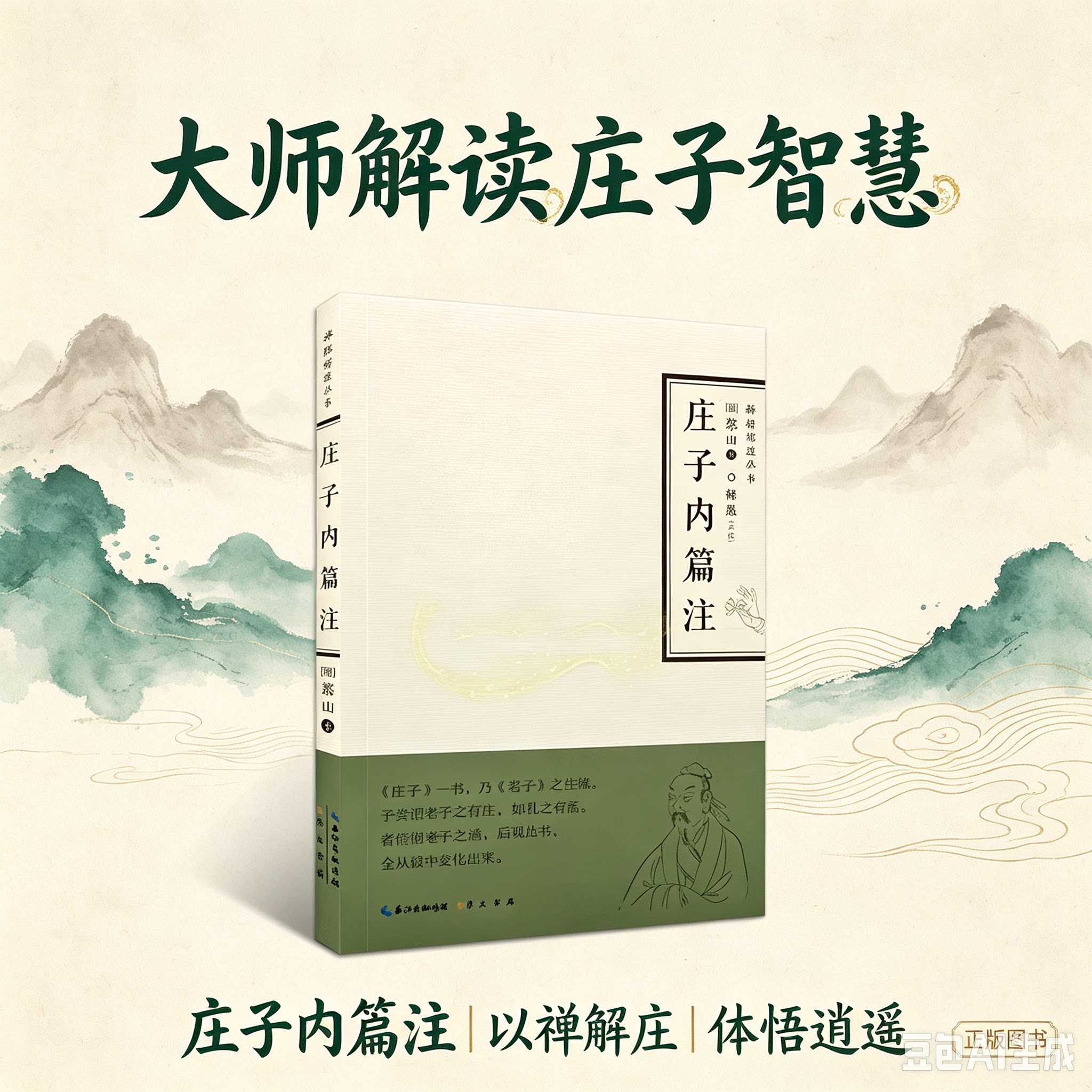 庄子内篇注(明代)憨山著大师禅意注解读国学经典庄子研究参悟逍遥自在哲理人生古典读物书籍禅解儒道丛书崇文书局