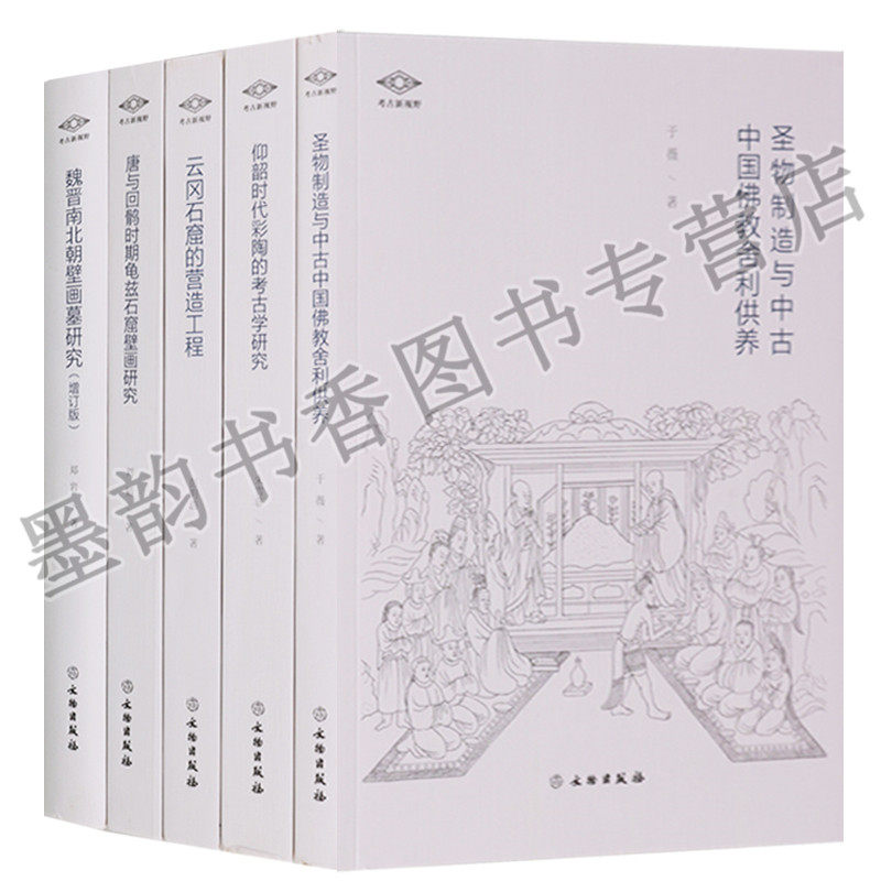 正版 考古新视野青年学人系列（共5册）唐与回鹘时期龟兹石窟壁画研究仰韶时代彩陶的考古学研究云冈石窟的营造工程等 文物出版社