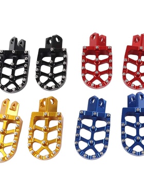 适用RM125 250 DRZ400 RMZ250铝合金脚蹬 脚越野摩托车脚蹬