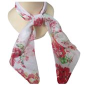 70厘米印花仿真丝雪纺小方巾丝巾春夏季 防晒纱巾百搭配饰薄款 围巾