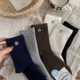 学院风袜子女ins潮韩国秋冬款 春秋季 纯棉风格 长袜堆堆纯色日系