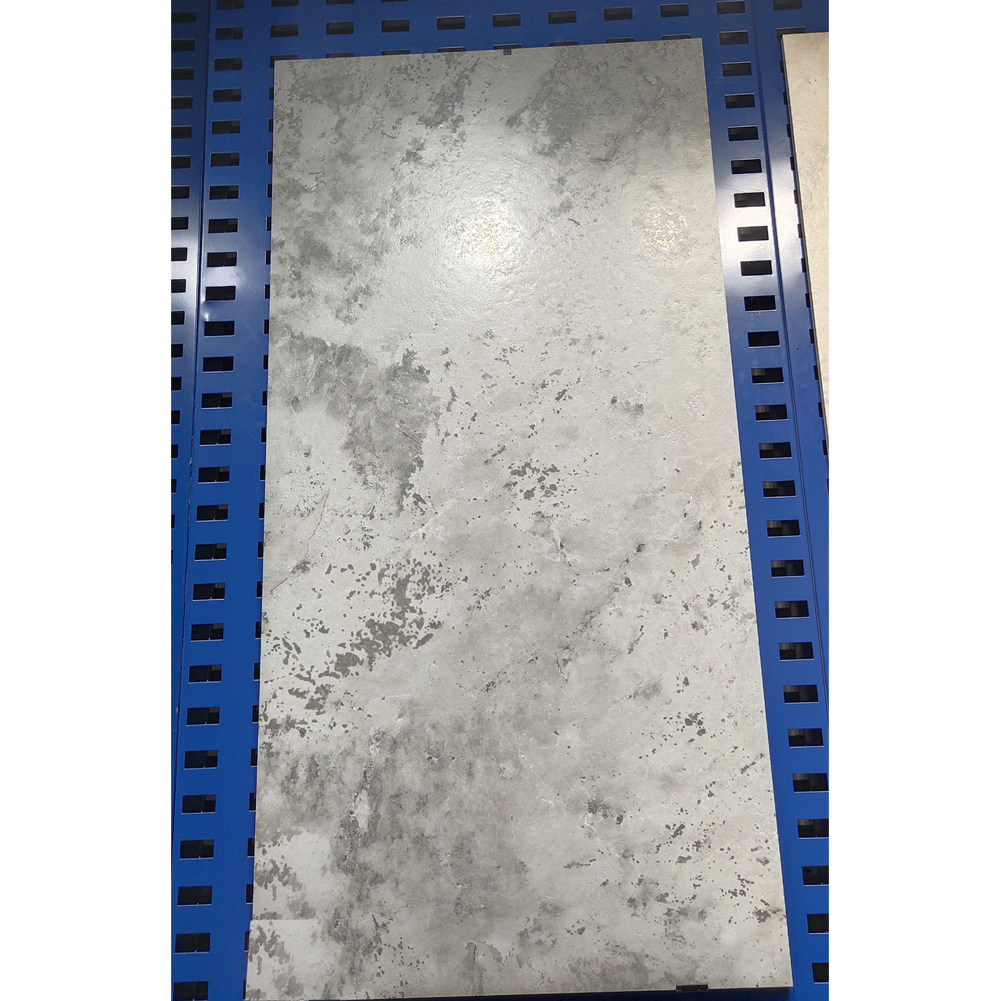 600*1200哑光中灰色水泥砖工业风通体砖瓷砖 客餐厅厨卫现代地砖
