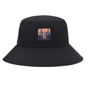 曼巴精神邓肯加内特致敬科比名人堂纪念篮球印花渔夫帽遮阳盆帽子