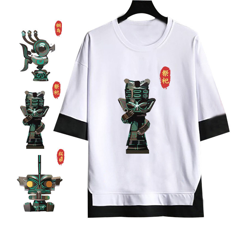 三星堆青铜神树博物馆t恤衫衣服