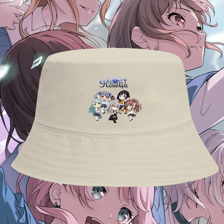 BanGDream!It's myGO高松灯爱音邦邦动漫周边印花纯棉遮阳渔夫帽