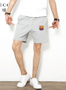 尤文皇马AC米兰马竞阿森纳足球短裤子宽松运动休闲男士沙滩五分裤
