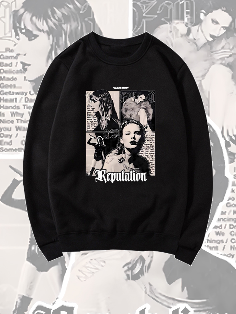 霉霉演唱会周边宽松圆领卫衣