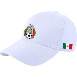 卡塔尔世界杯墨西哥队足球运动棒球帽男女同款防晒户外球迷鸭舌帽