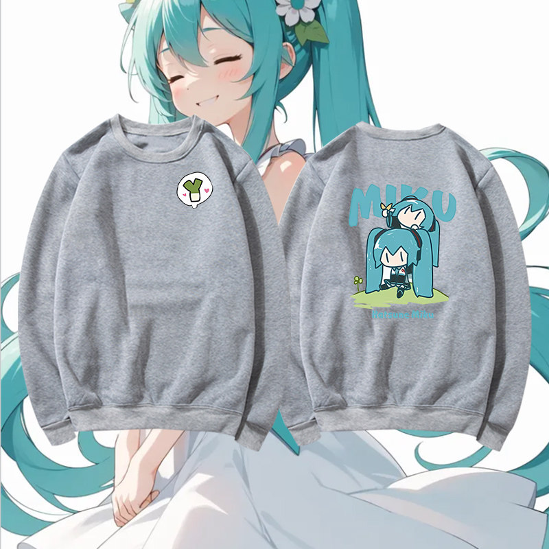 初音MIKU未来周边印花圆领卫衣