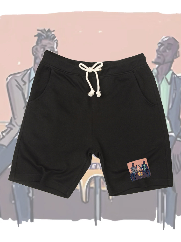 曼巴精神邓肯加内特致敬科比名人堂纪念篮球运动训练印花五分短裤