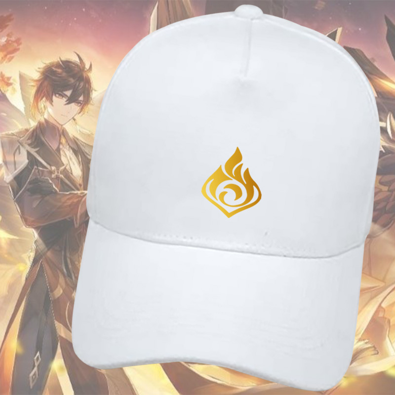 璃月钟离蒙德可莉骑士团标志温迪棒球帽男女学生鸭舌遮阳帽子定制