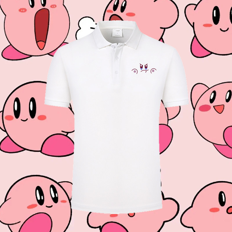 日系卡通动漫星之卡比运动短袖百搭学生上衣时尚原宿风情侣POLO衫