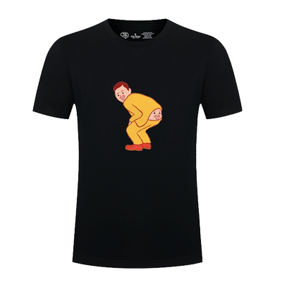 Joancornella插画恶搞印花短袖