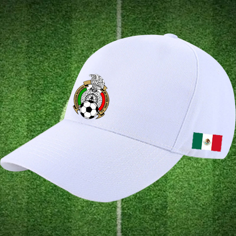 卡塔尔世界杯墨西哥队足球运动棒球帽男女同款防晒户外球迷鸭舌帽