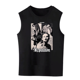 泰勒斯威夫特Reputation巡演男女背心霉霉演唱会周边宽松无袖上衣