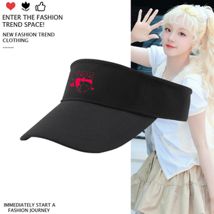 GIDLE宋雨琦专辑YUQ1周边纯棉空顶帽Minnie应援同款 遮阳帽潮 夏季