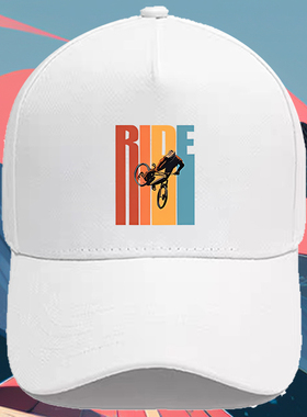 esbike山地车自行车骑行俱乐部周边印花棒球帽男女休闲遮阳鸭舌帽