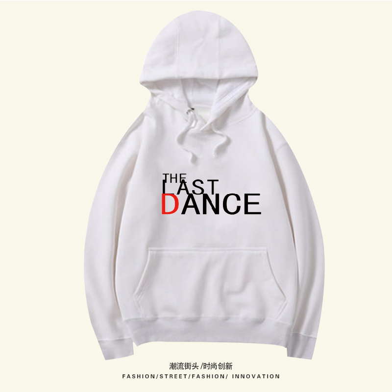 公牛飞人乔丹帮主纪念the last dance宽松秋冬套头连帽卫衣服定制