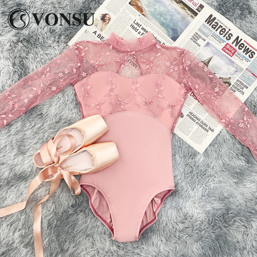 vonsu梵舒芭蕾舞练功服成人体服