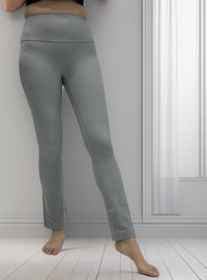 lululemon base pace HR tight 25ribbed女士螺纹瑜伽运动长裤
