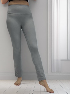lululemon base pace HR tight 25ribbed女士螺纹瑜伽运动长裤