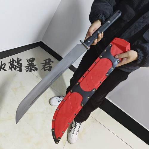 龙泉刀剑一体高锰钢现代风战术大刀K鞘战刀户外防身冷兵器未开刃